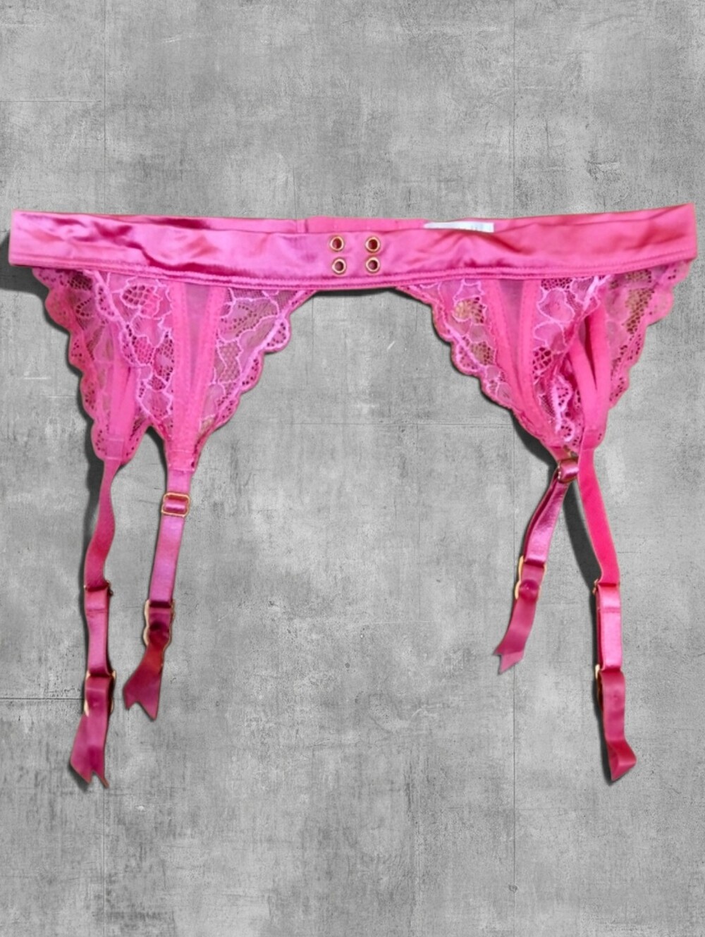 Victoria's Secret Hot Pink Garter Belt